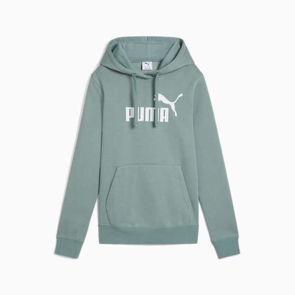 Sudadera con capucha para mujer logo Essentials No. 1, Green Moon, extralarge